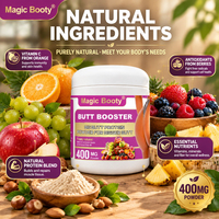 Premium billenvergrotende eiwitpoeder 400g voor een voluptueus figuur, fruit smaak, OEM ODM aangepaste label groothandel supplement