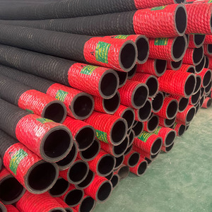Tuyau d'aspiration de sable rouge en spirale de fil d'acier <span class=keywords><strong>KINSEY</strong></span> 10m 9.8mm d'épaisseur de paroi pour l'extraction d'or alluvial du Ghana et du Nigéria dans la boue de rivière - Product Image 2
