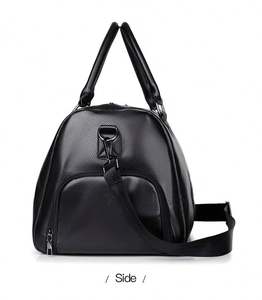 Vegan Leather Duffel <b>Bag</b> Genuine PU Material for Fashion Weekender Overnight Gym Zipper Closure <b>Travel</b> <b>Bag</b> for Outdoor Use - Product Image 3