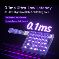 FURYCUBE M30HE High Performance Single-HandedMagnetic Switch Keyboard RGB 29 Keys Rapid Trigger Gamer Gaming Wired Keyboard
