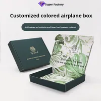 Boîte pliante en carton ondulé écologique avec logo personnalisé, emballage cadeau recyclable pour chaussettes et fourrures, directement de l'usine