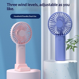 Nouveau mini ventilateur silencieux portable sur pied, nouveau ventilateur de bureau portable rechargeable par USB - Product Image 1