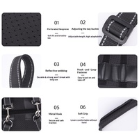 Sangle d'assistance portable et durable pour la levée des pattes arrière des chiens âgés ou handicapés – Ceinture de traction pour animaux de compagnie pour la marche en extérieur et les voyages