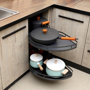 Armario de esquina mágico, organizador de cocina, bandeja oscilante, organizador de cocina giratorio - Product Image 1