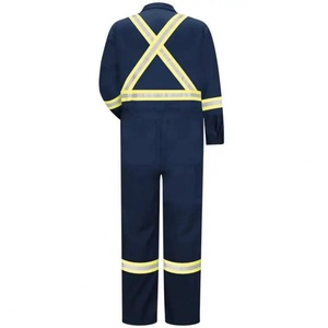 Vêtements de travail de sécurité antistatiques 100 % coton personnalisables, à manches longues, ignifuges, pour mines de charbon et pétrole, directement de l'usine - Product Image 3