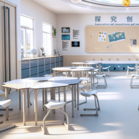 Table d'étude pour étudiants, ensemble table et chaise de lecture pour étudiants, ensemble bureau et chaise pour écoliers