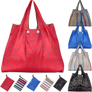 Bolsas de Compras Reutilizables de Diseño Colorido, Ecológicas, Plegables, para Supermercado, Tienda y Almacenamiento - Product Image 1