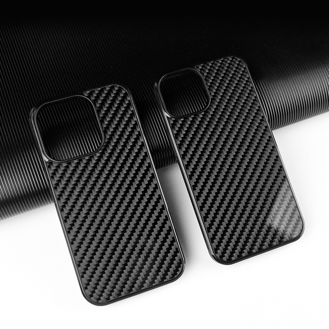Wholesale Promotion Carbon Fiber TPU Ultra-thin Durable Phone Case for for 11 12 Mini 13 14 Plus 14 Pro Max Wireless Charging