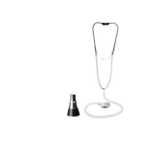 Estetoscopio Médico Yuanyan de Aleación de Cobre Blanco, Manual, de Un Solo Uso/Doble Uso, para Estudiantes, Médicos, Cardiología, Pediatría, Uso Doméstico - Product Image 1