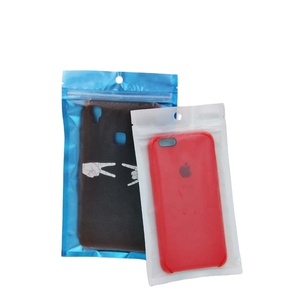 Heat Seal Small Matte Glossy Clear Aluminium Foil Ziplock Plastic Bags For Phone Case Acessories