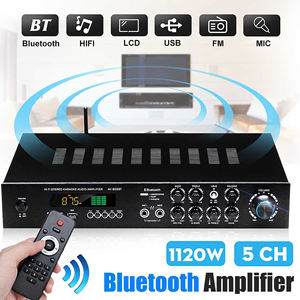 <span class=keywords><strong>Amplificador</strong></span> <span class=keywords><strong>de</strong></span> Audio HiFi <span class=keywords><strong>de</strong></span> <span class=keywords><strong>5</strong></span> <span class=keywords><strong>Canales</strong></span> 628BT, Subwoofers, <span class=keywords><strong>Sonido</strong></span> Envolvente, Mezclador Digital Profesional - Product Image 4