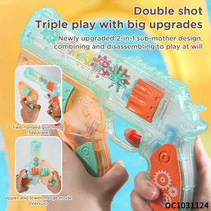 Buiten 2 In 1 Plastic Versnelling Zomer Transparant Waterpistool Speelgoed Voor Kinderen - Product Image 4
