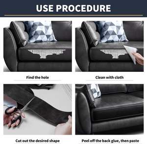 Самоклеящаяся нашивка из искусственной кожи для ремонта диванов, водонепроницаемый набор для ремонта мебели из винила для подушек стульев и автомобильных сидений - Product Image 6