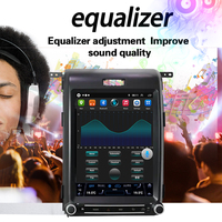 Lelv Android 15 Stéréo pour F150 2013-2014, autoradio avec écran tactile vertical de 12,1 pouces, lecteur multimédia pour voiture