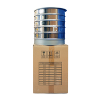 Ensemble de tamis à sol en acier inoxydable de haute précision certifié ASTM E11, diamètre 200 mm/300 mm, pour les essais en laboratoire géotechnique