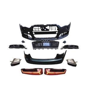 Kit de carrocería de accesorios de sintonización automática para <span class=keywords><strong>Audi</strong></span> <span class=keywords><strong>A6</strong></span> modelo 12-15 actualizado 16 modelos PP material Kit de delimitación frontal - Product Image 1