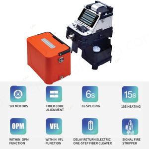 Signal Fire AI-20 6 Moteurs Épisseuse de Fibre Optique FTTH/FTTB/FTTX avec OPM VFL Certifiée CE ROHS ISO9001 Garantie 5 Ans - Product Image 4