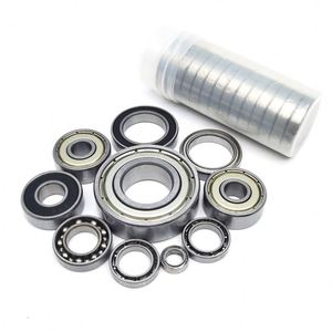 Rodamiento Rígido de Bolas 10x50x12 mm de Acero Cromado, Fila Única, Sin Retén, Métrico P0, Lubricado con Grasa - Product Image 3