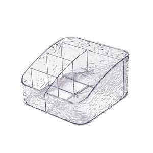 Cosmetic Storage Box Water Ripple Acrylic <b>Large</b> Capacity <b>Desk</b> Organizer For Skincare Makeup Products - Product Image 5