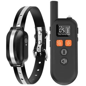 New 1000M Dog Training Collar With 3 Training Modes Rechargeable E-Collar IP67 Waterproof Electric Dog Shock Collar