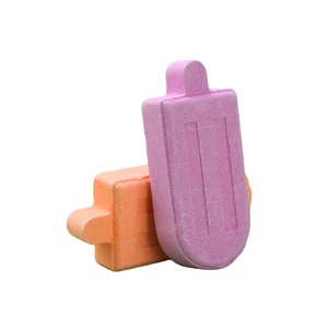 OEM Vente en gros Usine Marque privée Bombes de bain Sel sodé Boîte cadeau Crème glacée style coupé Boule de sel de bain nourrissante pour la peau - Product Image 1