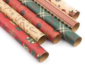 Giấy gói quà màu nâu giấy kraft ghi chú âm nhạc mới Ngày Valentine quà tặng sinh nhật bao bì Quà Tặng kỳ nghỉ giấy gói - Product Image 6