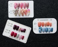 Cartes de présentation personnalisées avec logo pour les ongles pressés, pour les salons de manucure