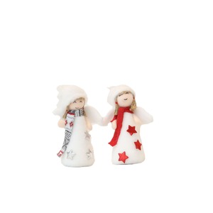 Conjunto de moda de Ángel de fieltro con estrellas, bufandas, adornos, árbol genealógico de Navidad, adornos de Ángel para fiesta, festival - Product Image 1