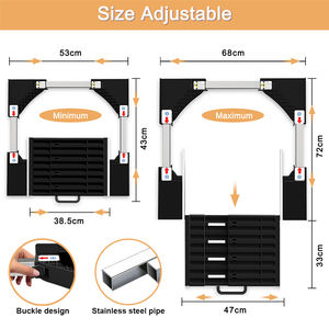 Kit de superposition pour lave-linge et sèche-linge manuel avec étagère coulissante, noir, usage hôtelier - Offre Spéciale - Product Image 6