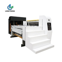 Nouvelle machine de découpe et d'impression entièrement automatique pour carton ondulé multicolore, pour boîtes à pizza et emballages alimentaires
