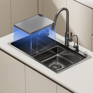 <b>Kitchen</b> <b>sink</b> 304 stainless steel 3D rice grain large single <b>sink</b> vegetable basin multi-function - Product Image 2