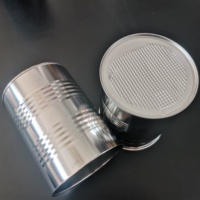 Vente en gros de boîtes métalliques vides pour lait en poudre Boîtes à ouverture facile sans impression