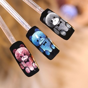 Gel sơn móng tay từ tính OEM, bộ sơn móng tay 9 màu phản quang hiệu ứng mắt mèo - Product Image 6