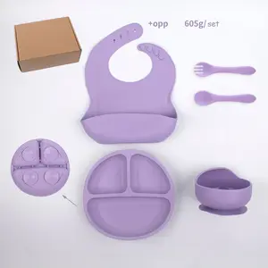 Garfo E Colher Conjunto De Talheres De Silicone Para Crianças Talheres De Silicone Do Bebê Conjunto De Alimentação De Silicone Do Bebê