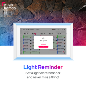 Tabla de Tareas Whale Framely de 10.1 Pulgadas para Planificar la Agenda Familiar, Regalo Práctico para un Hogar Más Tranquilo y Feliz, Calendario Digital - Product Image 3