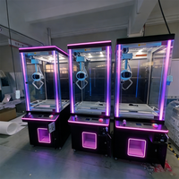 Mini machine à griffes Ufo Crane Machine à 2 pieds, capacité de 500 jeux américains, avec armoire à jouets, garantie 1 an, pour centres commerciaux