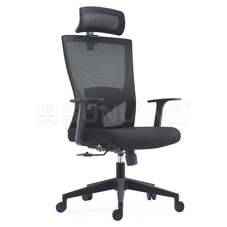 2003A Stuhl Büromöbel Computers tuhl Net Cloth Back Mesh Executive Bürostuhl mit Kopfstütze Ergonomischer Drehstuhl