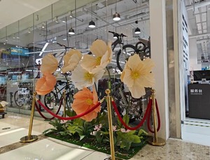 <span class=keywords><strong>Fleurs</strong></span> artificielles <span class=keywords><strong>géantes</strong></span> de décoration pour mariage, boutique, vitrine, <span class=keywords><strong>fleurs</strong></span> en papier - Product Image 5