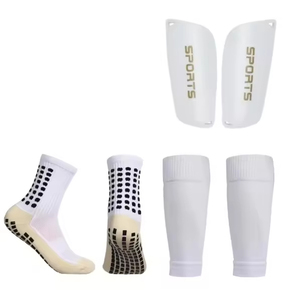 Wholesale 5-Piece Soccer Sports Set Shin Guards Protective <b>Backpack</b> Sports Tapes Knitted Crew Football Socks Summer High Quality - Product Image 2