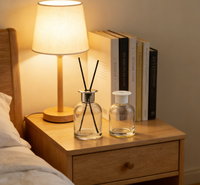 Vente chaude Luxe 180-220ml Bouteille d'aromathérapie en verre de style moderne Diffuseur de haute qualité et bouteille d'emballage