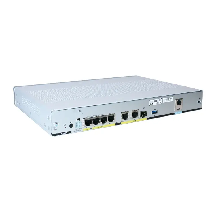 Yüksek kaliteli tümleşik hizmetler yönlendirici 1100 8-Gigabit Ethernet portu C1111-8P