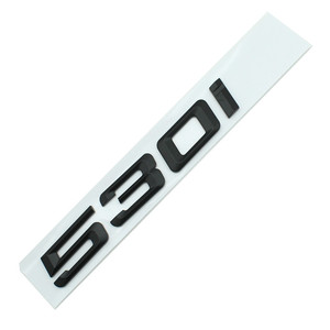 Nuevo Adhesivo Decorativo para Auto en Negro Cromo 3D ABS Personalizado, Superventas, para <span class=keywords><strong>BMW</strong></span> 520i 525i 528i 530i 535i 540i 550i - Product Image 5