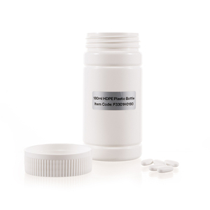 Bán buôn 180cc Trắng trống HDPE chai nhựa cho thuốc viên nang viên nang với nắp vặn - Product Image 5