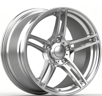 Jantes en alliage d'aluminium forgé sur mesure BORSU, 1 pièce, 15 16 17 18 19 20 21 22 pouces, 5x112 5x120 5x114.3