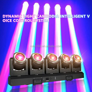 Năm đèn đầu di chuyển độc lập 5*80W Đèn chùm di chuyển trực tiếp chiếu sáng sân khấu phòng - Product Image 3