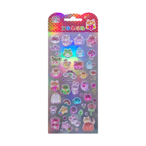 Custom Size 3D Reusable Anime PVC <b>Puff</b> Sticker Creative Cute Jelly Home Decoration Stickers for Kids - Product Image 6