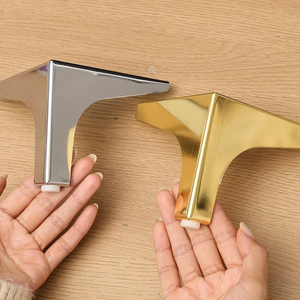 Pieds de Meuble en Métal de Remplacement – Pieds en Acier Doré, Noir, Argent pour Canapé, Table, Armoire, Meuble TV – Supports de Quincaillerie DIY - Product Image 5