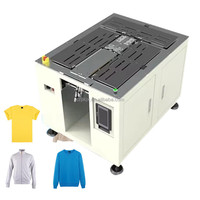 Machine de pliage de vêtements de t-shirt largement utilisée Machine d'ensachage et d'empilage automatique Chemise textile de bonne qualité
