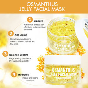 Masque facial en boue hydratant et nourrissant anti-âge en gros avec osmanthus pour peaux sèches, format voyage, usage féminin - Product Image 2