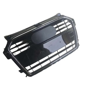 Pour <span class=keywords><strong>Audi</strong></span> <span class=keywords><strong>A1</strong></span> 8X Facelift 2015-2018 Grille de radiateur avant 8XA853651B1QP BT94 <span class=keywords><strong>Gris</strong></span> pierre Noir Cadre chromé brillant - Product Image 1